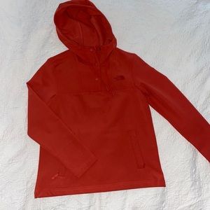 🍊 Orange Half Button Sweater